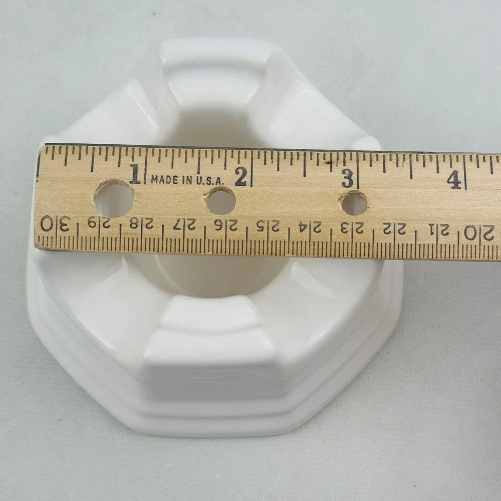 Pfaltzgraff Heritage White Potpourri Butter‎ Sauce Warmer Melter Stand Only
